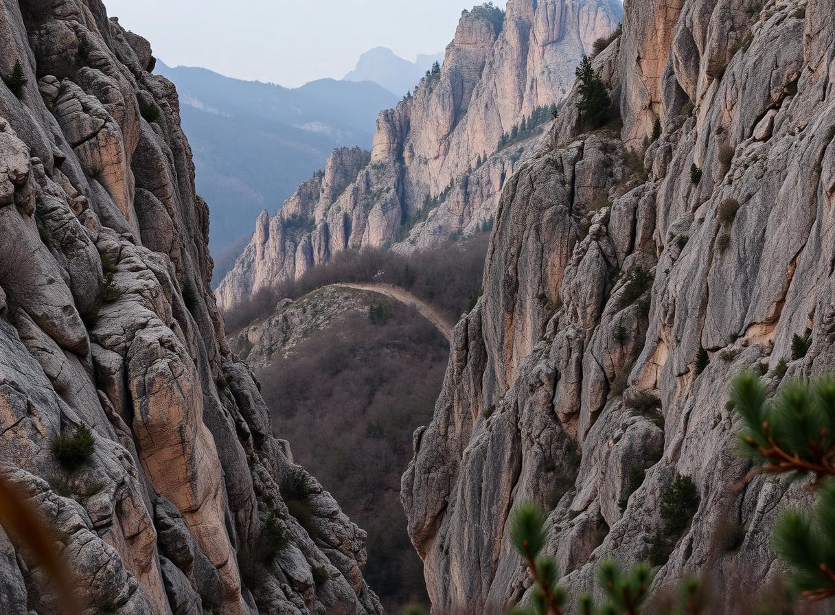 Stimmungsbild des Aspromonte in Kalabrien