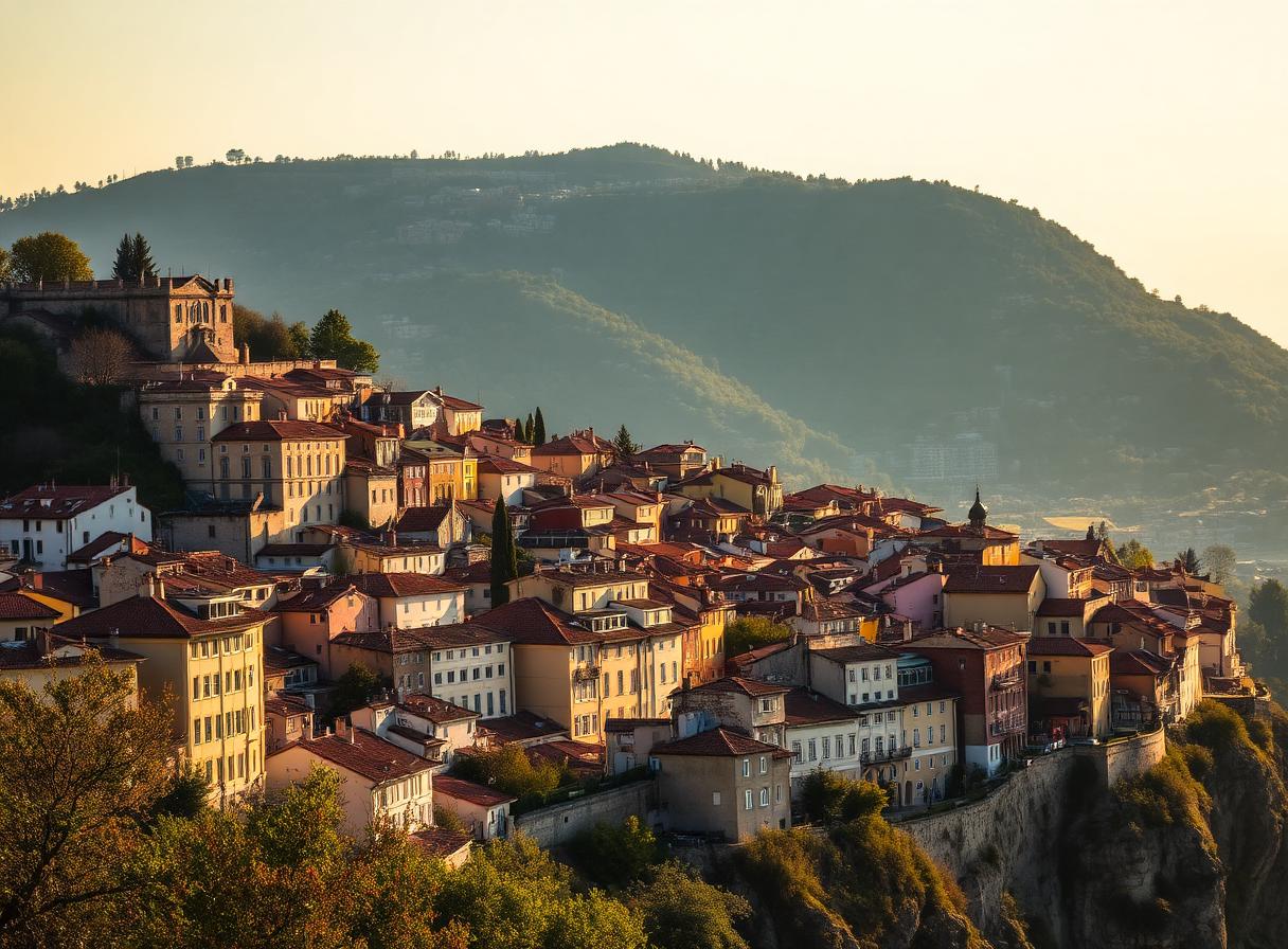 Stimmungsbild von Cosenza in Kalabrien