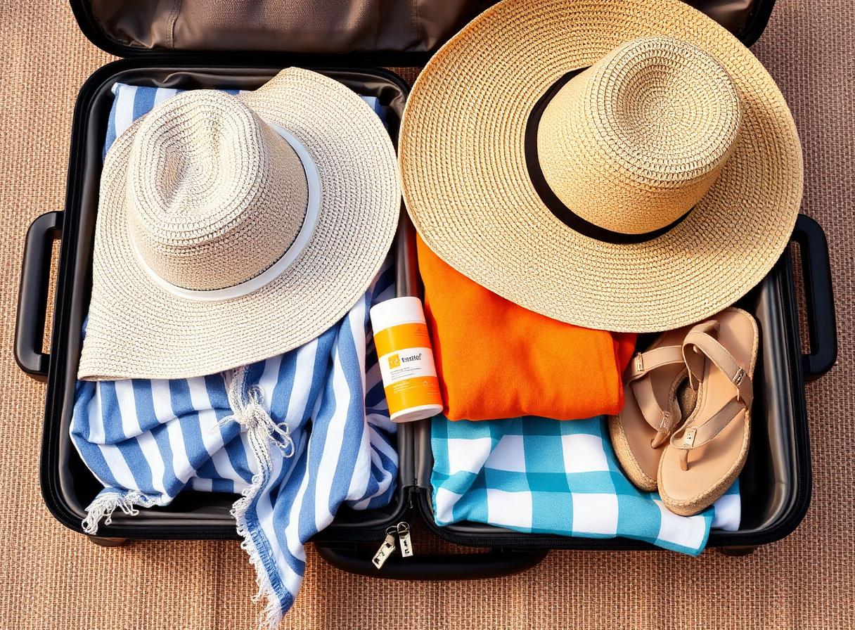 Stimmungsbild einer Reisevorbereitung für Kalabrien